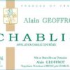 Alain Geoffroy Chablis 750ML 2013 Label