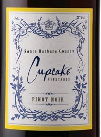 Cupcake Vineyards Pinot Noir Label Adel