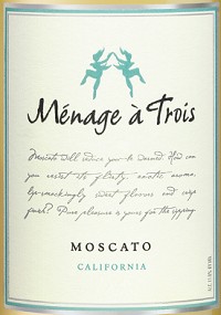 Menage A Trois Moscato Label Adel