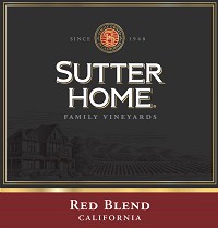 Sutter Home Red Blend Label Adel