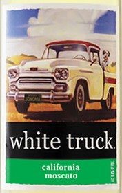 White Truck Moscato Label Adel