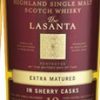 Glenmorangie Scotch Single Malt Lasanta Label