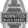 Sauza Tequila Anejo Hornitos Black Barrel Label Adel