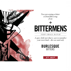 Bittermens Burlesque Bitters Label