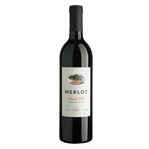 90 + Cellars Merlot Alexander Valley Lot # 163