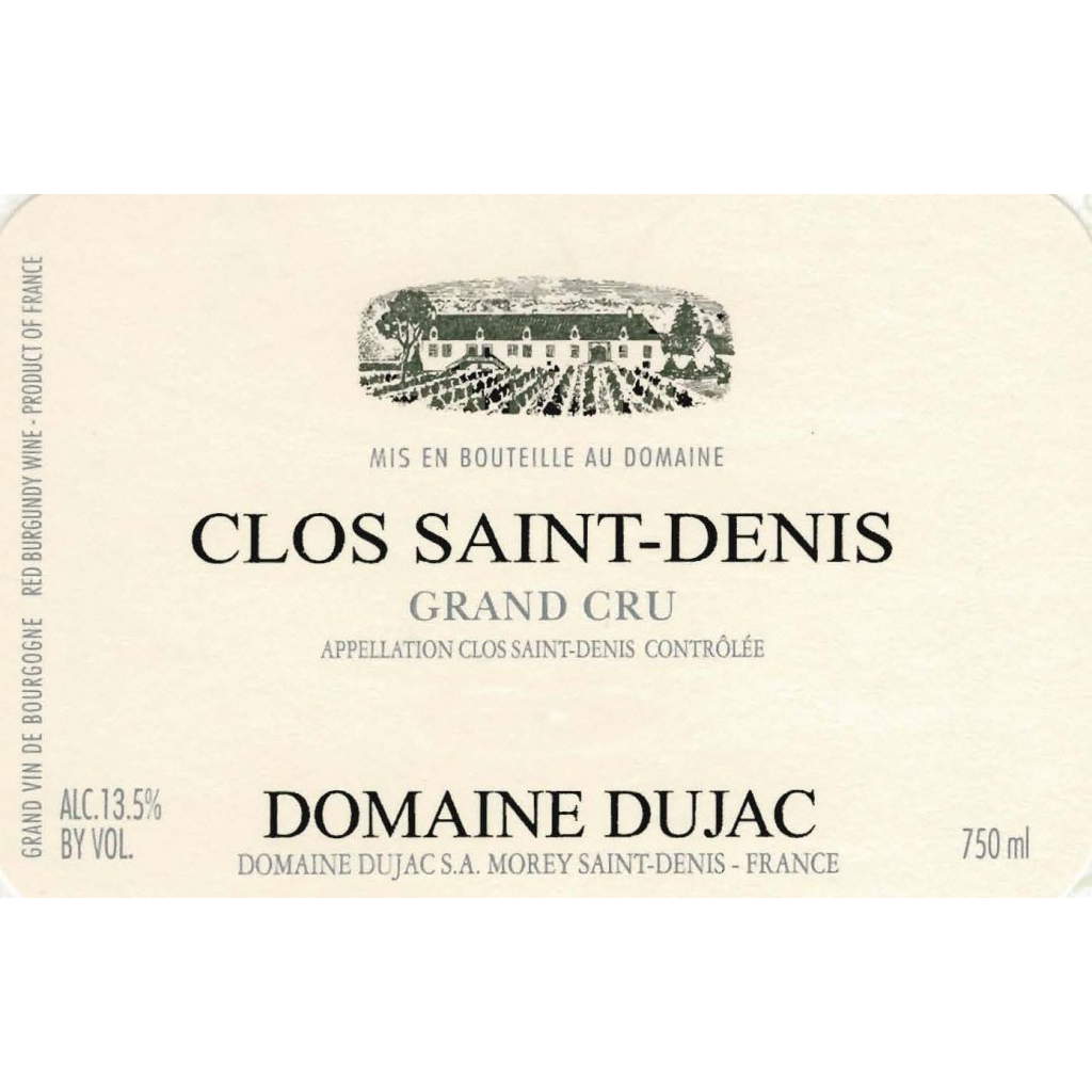 Domaine Dujac Clos Saint Denis Label