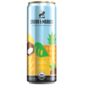 Crook and Maker Coconut Pineapple Hard Seltzer