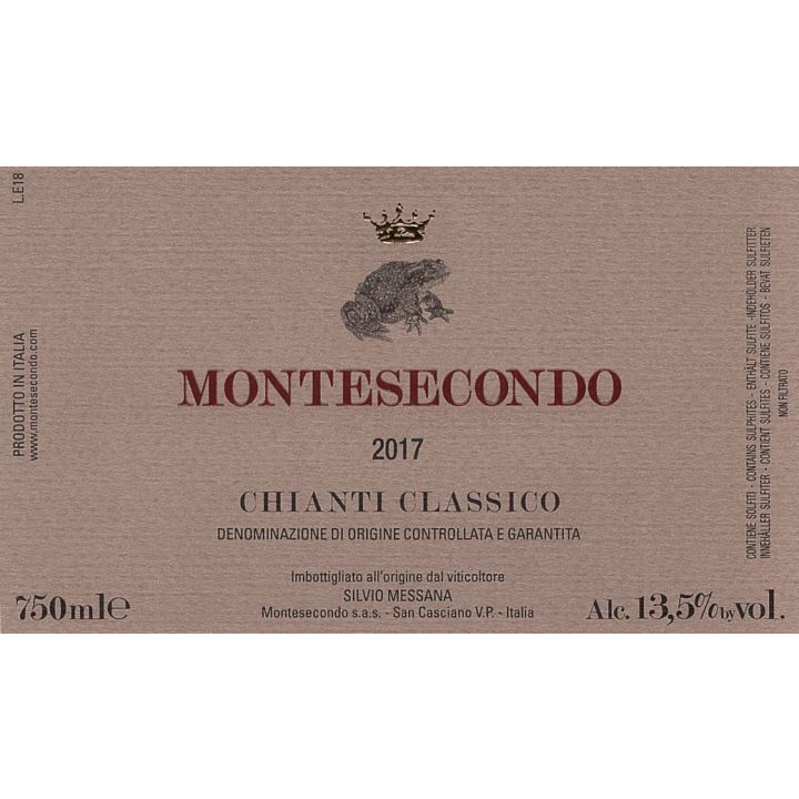 Montesecondo Chianti Classico Label