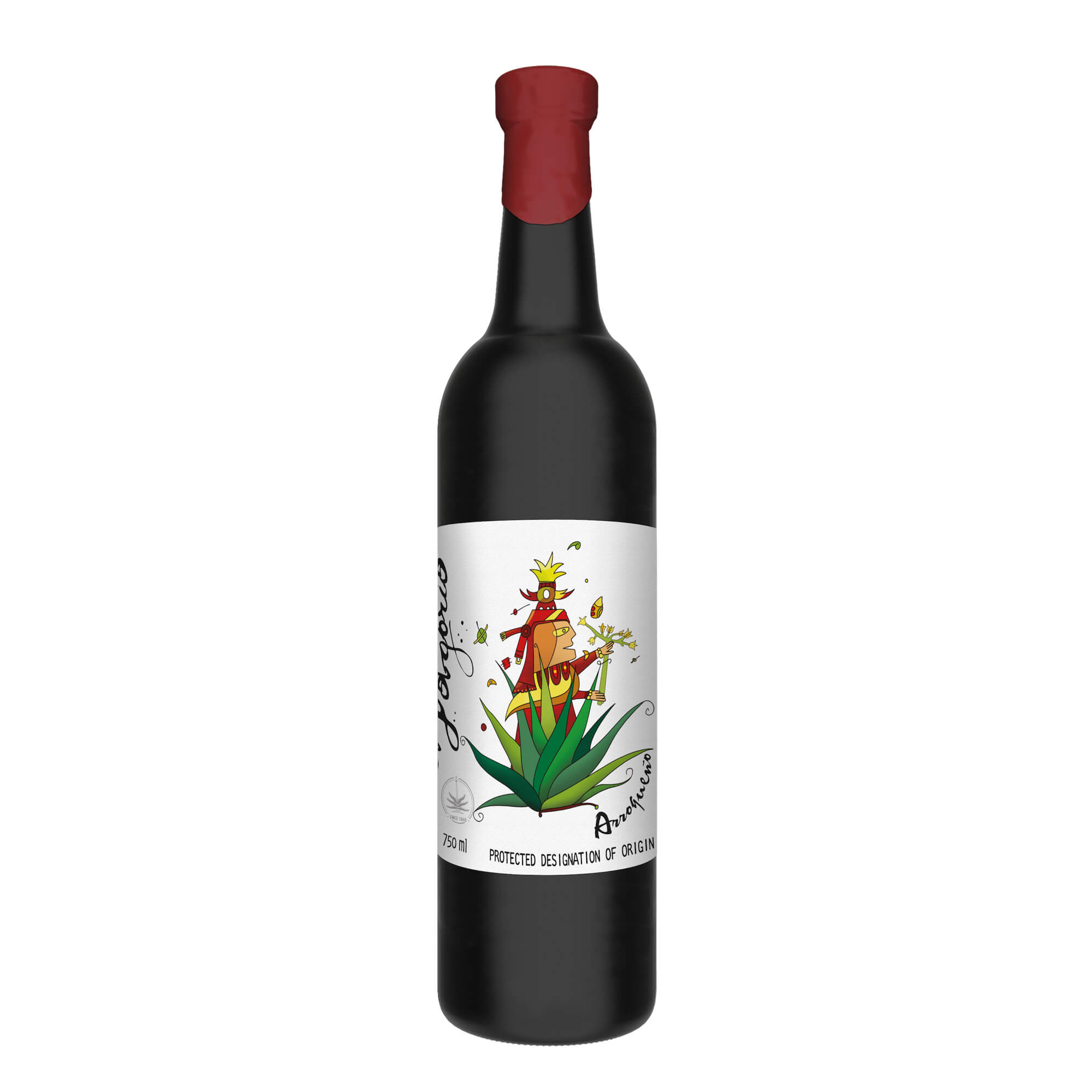 El Jolgorio Todos Santos Arronqueno Mezcal Black Bottle