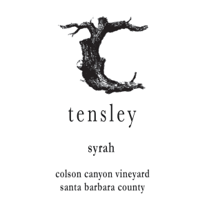 Tensley Syrah Colson Canyon Label