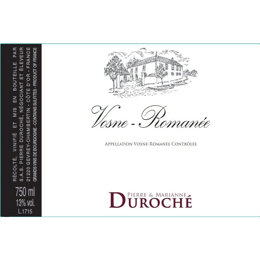 Domaine Duroche Vosne-Romanee Label