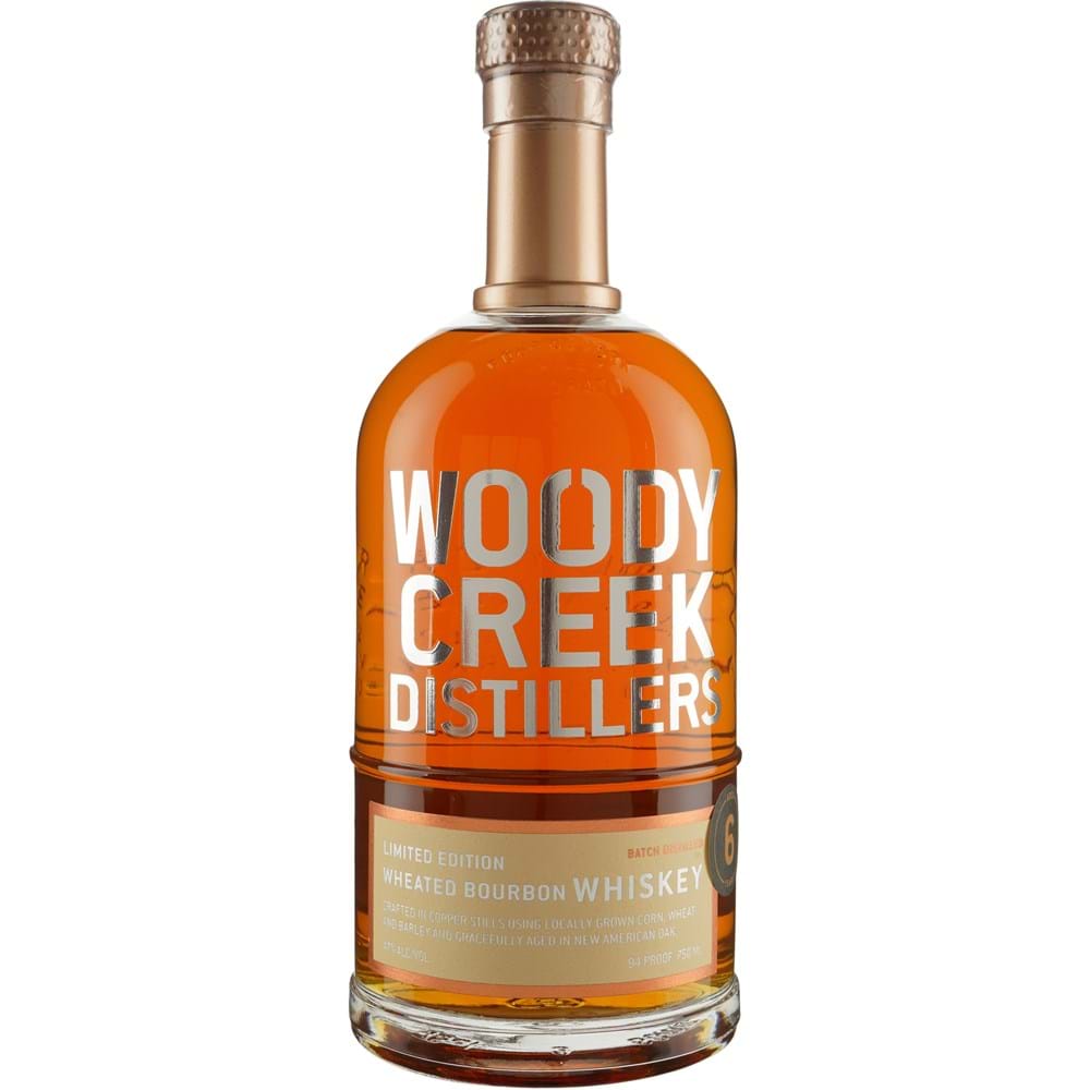 Woody Creek Limited Edition 6 Year Old Wheated Bourbon Whiskey