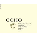 Coho Merlot Michael Black Vineyard Label