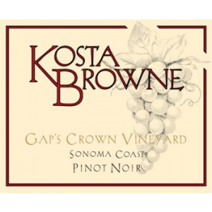 Kosta Browne Gap's Crown Vineyard Pinot Noir Label