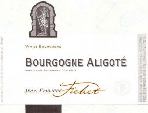 Jean-Philippe Fichet Bourgogne Aligote Label