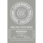 WM Cadenhead Benrinnes 11 Year Single Malt Scotch Whisky Label