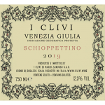 I Clivi Schioppettino Venezia Giulia 2019 Label