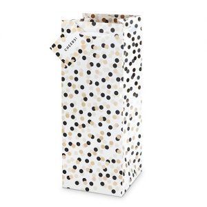 True Tuxedo Dot Wine Gift Bag