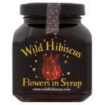 Wild Hibiscus Flowers In Syrup Jar