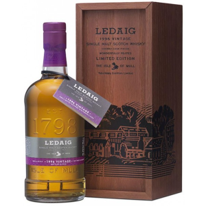 Ledaig 19 Year Limited Release 1996 Vintage Oloroso Matured Peated Isle of Mull Single Malt Scotch Whisky 750ml