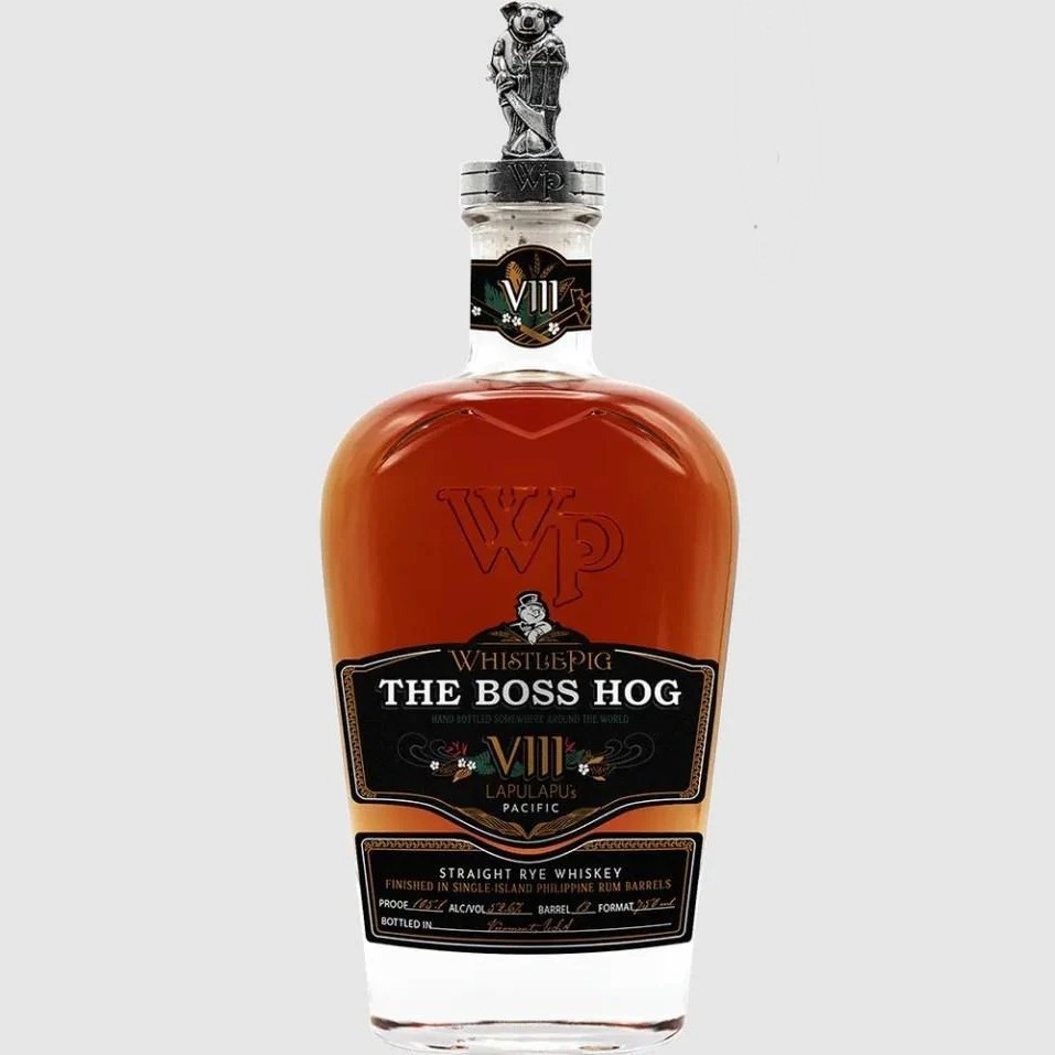 WhistlePig ‘The Boss Hog VIII Lapulapu’s Pacific’ Straight Rye Whiskey 750ml GABA