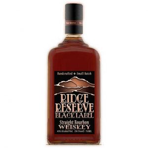 Ridge Reserve Black Label Straight Bourbon Whiskey