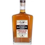 G & W Private Stock Sour Mash Straight Bourbon Whiskey