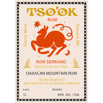 Tso'ok Oaxacan Mountain Rum Label