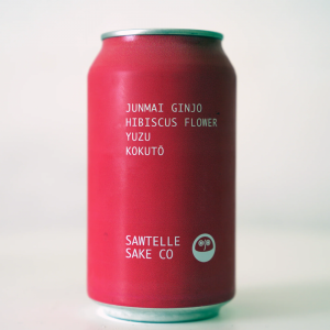 Sawtelle Sake Junmai Ginjo Hibiscus Flower Yuzu Kokuto