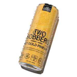 Two Robbers Sweet Gold Pineapple Vodka Soda