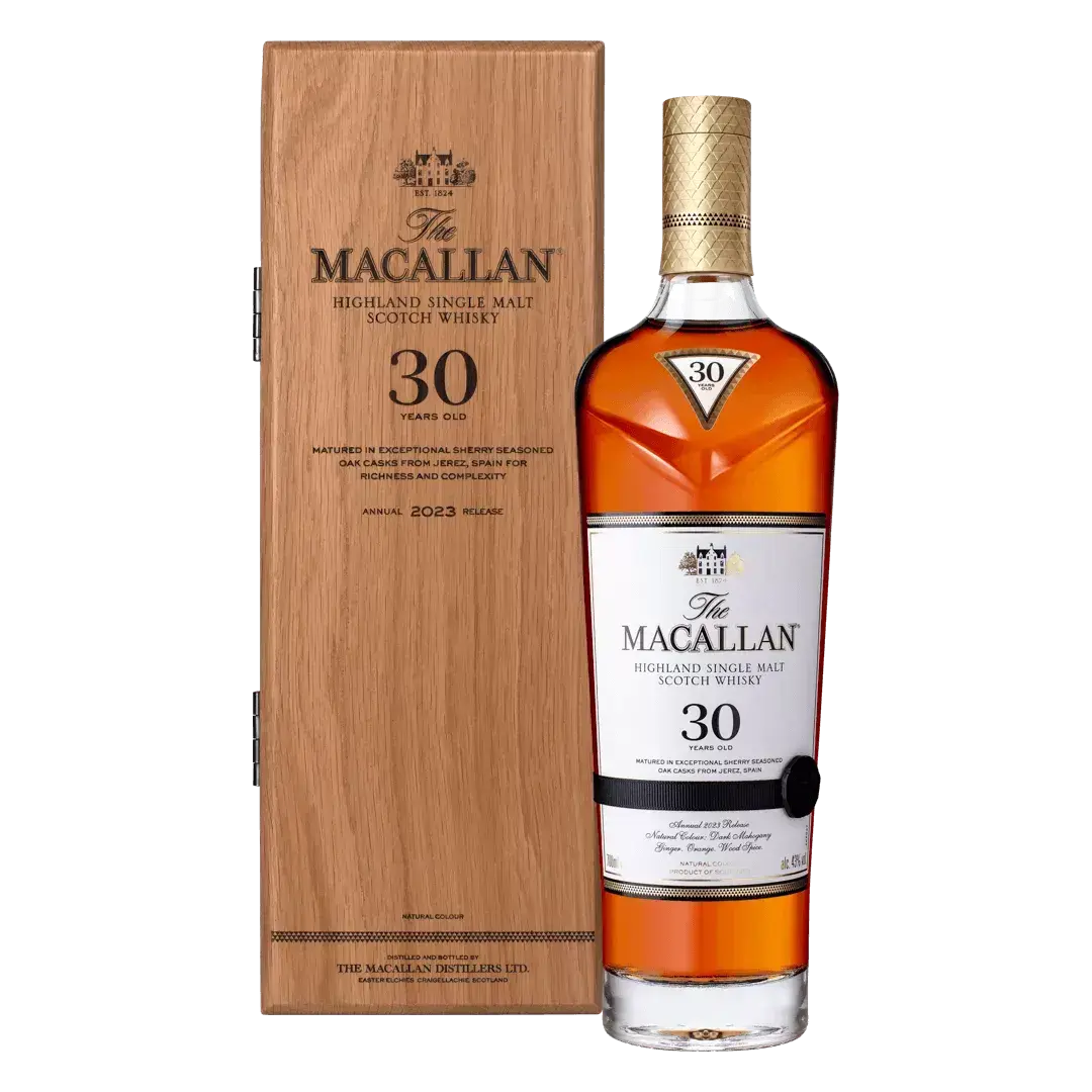 Macallan Sherry Oak 30 Year Old Single Malt Scotch Whisky Macallan Sherry Oak 30 Year Old Single Malt Scotch Whisky