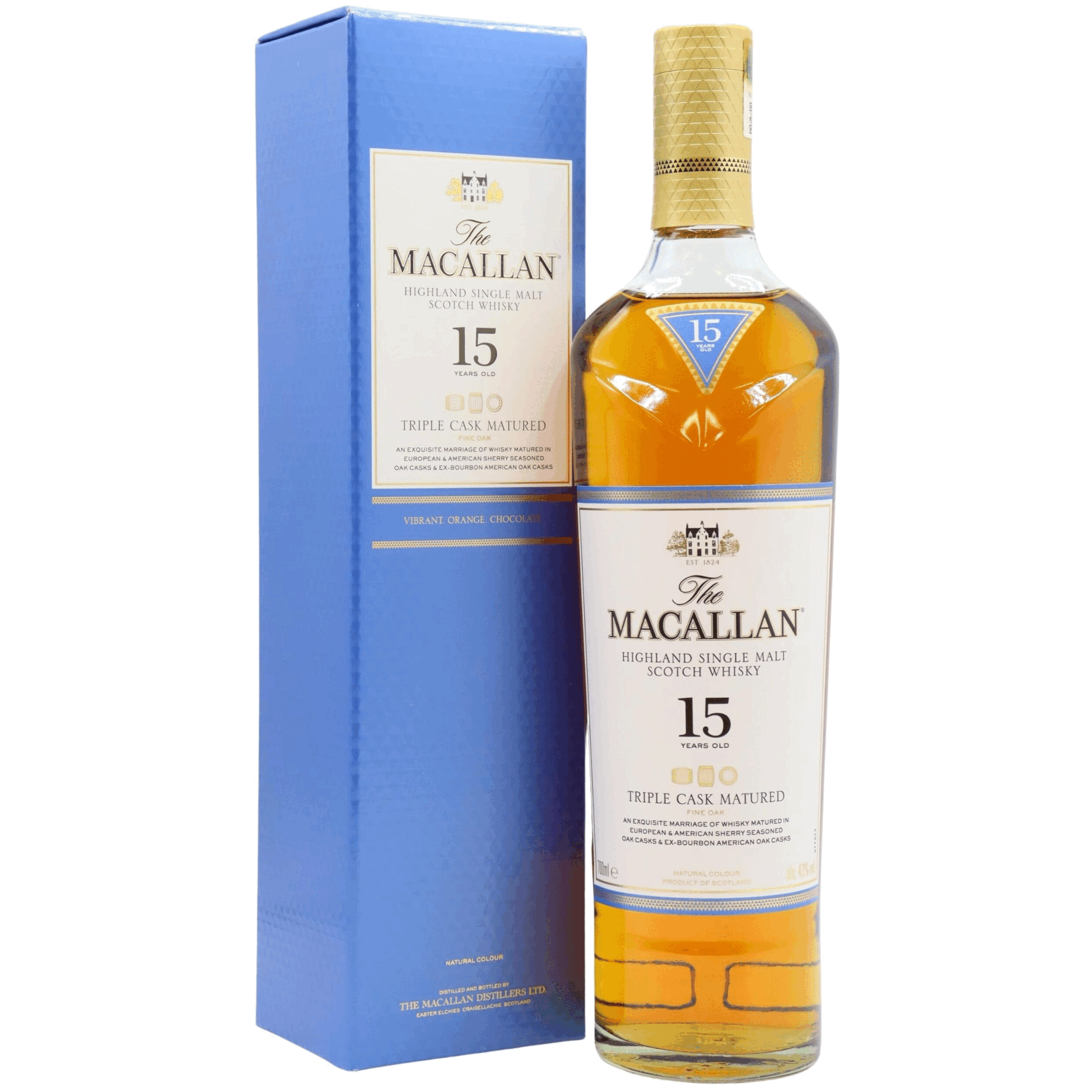 The Macallan Triple Cask Matured Fine Oak 15 Year Old Single Malt Scotch Whisky