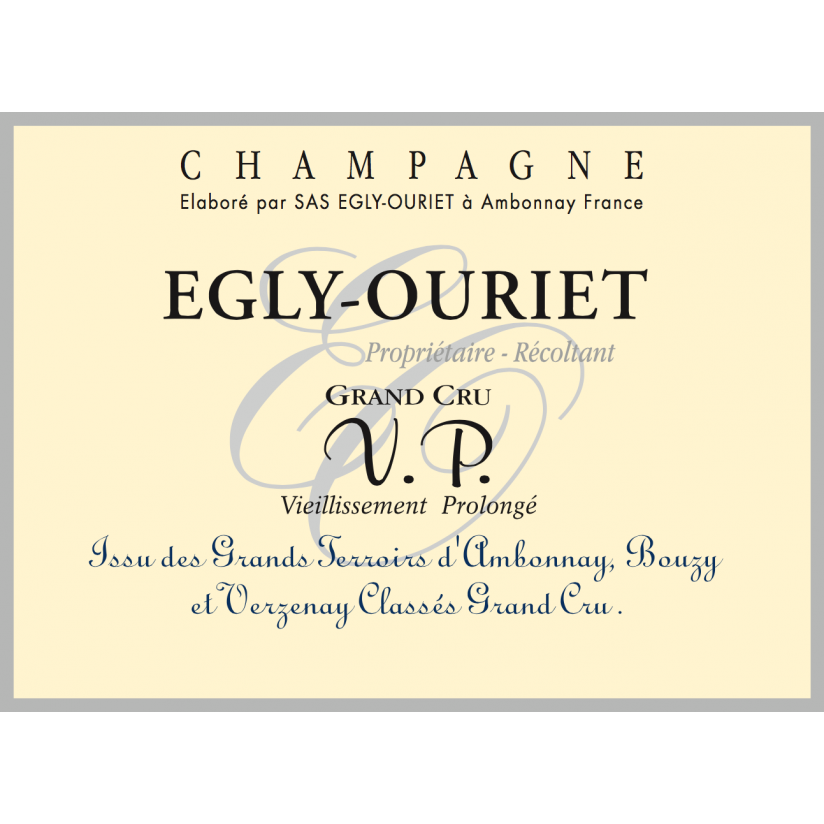 Egly-Ouriet Grand Cru Vieillissement Prolonge Extra Brut 2016 750ml - Organic